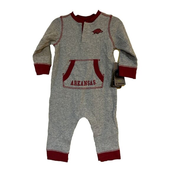Colosseum Other - Colosseum Arkansas Razorbacks infant Henley Bodysuit 6-12M New
